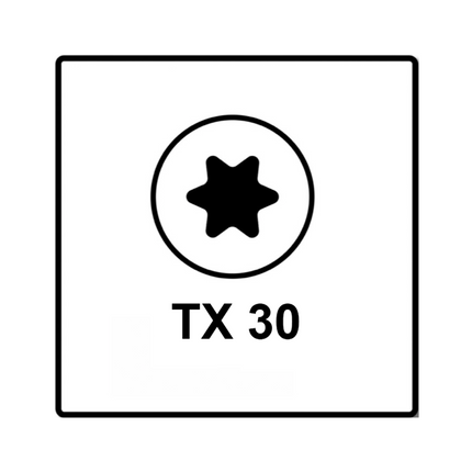 Fischer Power-Fast II FPF II Viti per truciolato 6,0x40 mm - 500 pz. ( 670477 ) Testa svasata con filettatura parziale Torx galvanizzato, passivato blu