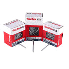 Fischer Power-Fast II FPF II Spanplattenschraube 4,0x20 mm 200 Stück ( 670235 ) Pan Head mit Torx Vollgewinde galvanisch verzinkt, blau passiviert