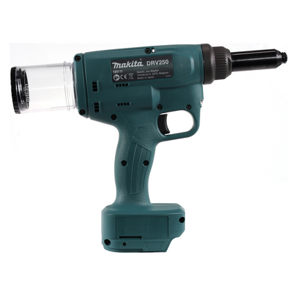 Makita DRV 250 M1 Remachadora a batería 18V 20kN sin escobillas + 1x batería 4.0Ah - sin cargador