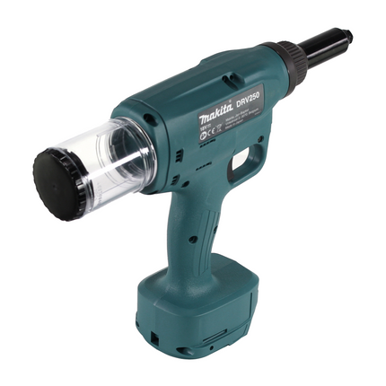 Makita DRV 250 G1 remachadora a batería 18V 20kN sin escobillas + 1x batería 6.0Ah - sin cargador