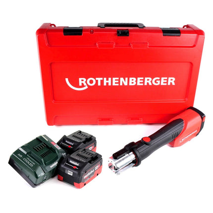 Rothenberger ROMAX 4000 CAS cordless crimping machine 18 V 34 kN + 2x battery pack 5,5 Ah + charger + case