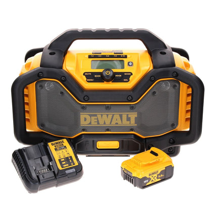 Radio con batería DeWalt DCR 027 P1 DAB+ 10,8-18,0 V + 1 batería de 5,0 Ah + cargador