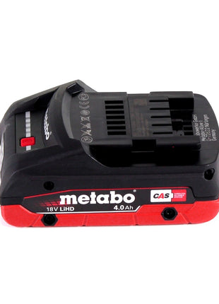 Sierra de calar a batería Metabo STAB 18 LTX 100 18 V + 1x batería LiHD 4,0 Ah + MetaBOX - sin cargador