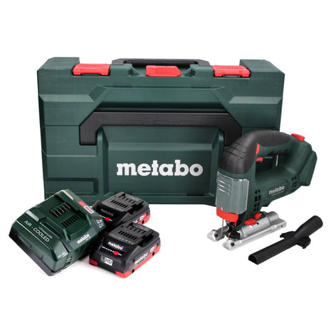 Metabo STAB 18 LTX 100 Scie sauteuse sans fil 18V + 2x Batteries LiHD 4,0 Ah + Chargeur + Coffret MetaBOX