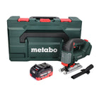 Sierra de calar a batería Metabo STAB 18 LTX 100 18 V + 1x batería LiHD 8,0 Ah + MetaBOX - sin cargador