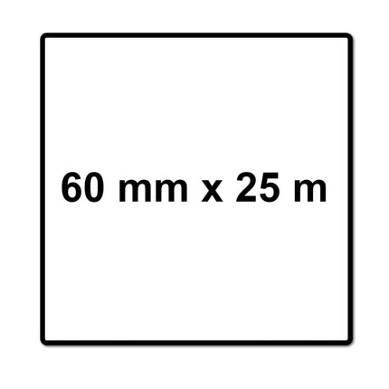 Meisterling Tyvek Band 60 mm x 25 m ( 006300000210 ) reißfestes Tyvek Spinnvlies