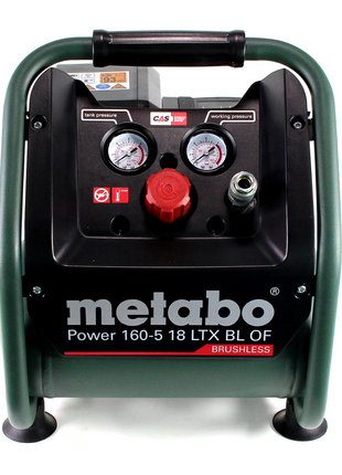 Metabo Power 160-5 18 LTX BL OF Cordless compressor 18 V 8.0 bar Brushless + 1x LiHD battery pack 4.0 Ah - without charger