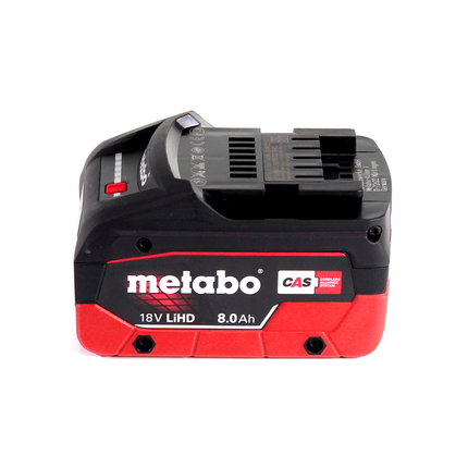 Metabo Power 160-5 18 LTX BL OF Compresor sin cable 18 V 8,0 bar sin escobillas + 1x batería LiHD 8,0 Ah + cargador