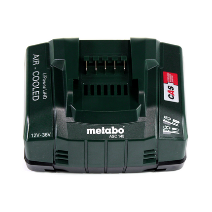 Metabo Power 160-5 18 LTX BL OF Compresor sin cable 18 V 8,0 bar sin escobillas + 1x batería LiHD 8,0 Ah + cargador