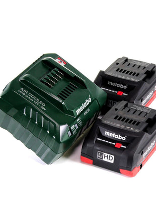 Taladro percutor a batería Metabo SB 18 L BL 18 V 60 Nm sin escobillas + 2 baterías LiHD 4,0 Ah + cargador + MetaLoc