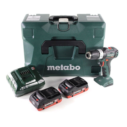 Metabo SB 18 L BL Akku Schlagbohrschrauber 18 V 60 Nm Brushless + 2x LiHD Akku 4,0 Ah + Ladegerät + MetaLoc