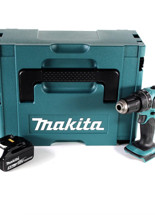 Makita DHP 456 T1J Akku Schlagbohrschrauber 18 V 50 Nm + Makpac + 1x 5,0Ah Akku - ohne Ladegerät