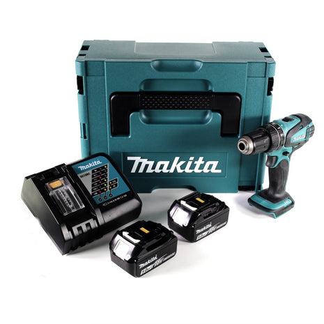 Makita DHP 456 RTJ perceuse à percussion sans fil 18 V 50 Nm + Makpac + 2x batterie 5,0 Ah + chargeur