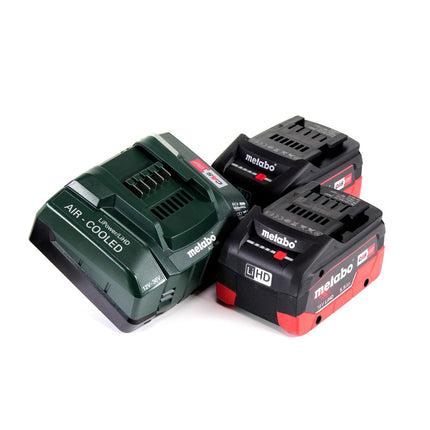 Metabo SB 18 LTX-3 BL QI taladro percutor a batería 18 V 120 Nm sin escobillas + 2x batería LiHD 5,5 Ah + cargador + metaBOX