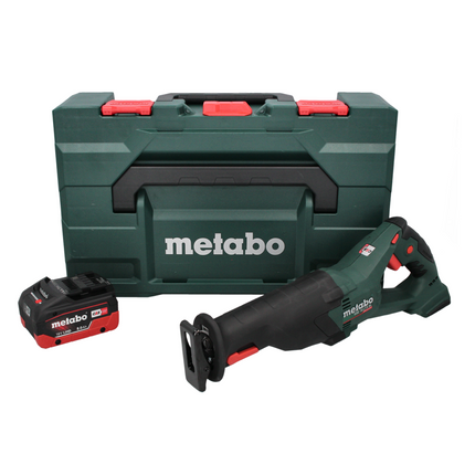 Metabo SSE 18 LTX BL Akku Säbelsäge Reciprosäge 18 V Brushless + 1x Akku 8,0 Ah + metaBOX - ohne Ladegerät - Toolbrothers