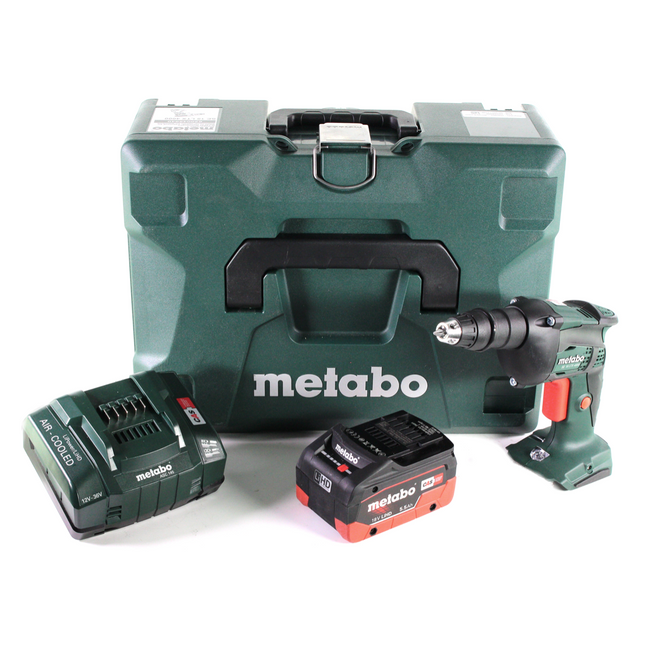 Metabo SE 18 LTX 4000 Akku Trockenbauschrauber 18 V 7 Nm 1/4" + 1x LiHD Akku 5,5 Ah + Ladegerät + MetaLoc