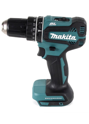 Makita DHP 485 SFTK Akku Schlagbohrschrauber 18 V 50 Nm Brushless + 1x Akku 3,0 Ah + Ladegerät + 101 tlg. Zubehörset + Koffer