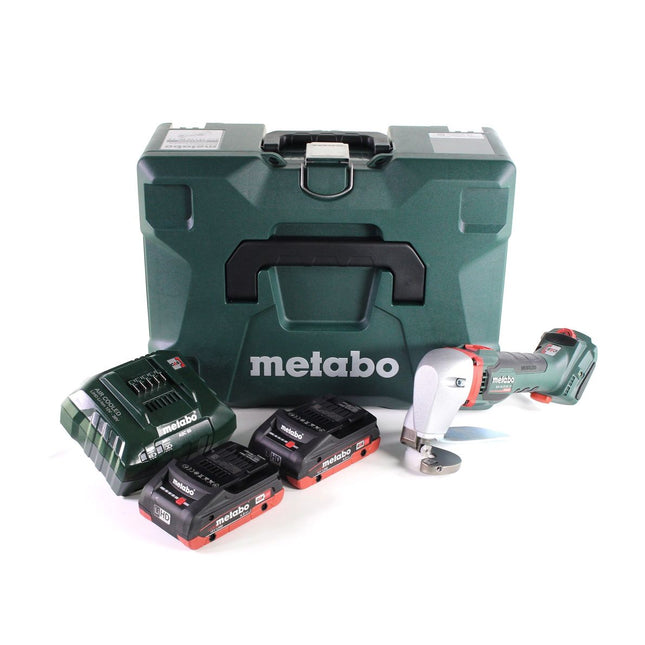 Metabo SCV 18 LTX BL 1.6 Cordless Metal Shears 18 V Brushless + 2x LiHD Batteries 4.0 Ah + Charger + MetaLoc Case