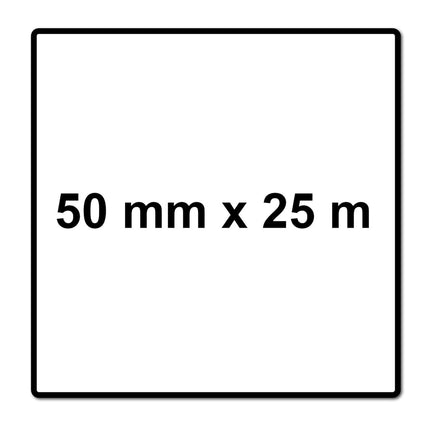 Cinta adhesiva de papel kraft Meisterling 50 mm x 25 m 4 piezas (4x 006300000110) cinta adhesiva de dispersión acrílica