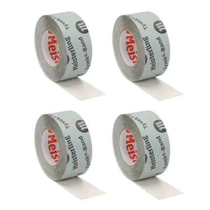 Meisterling Tyvek Band 60 mm x 25 m 4 Stk. ( 4x 006300000210 ) reißfestes Tyvek Spinnvlies