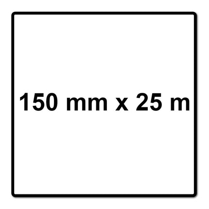 Meisterling Universal Band / Multi Band MicroPLUS 150 mm x 25 m 4 Stück ( 4x 006050000441 ) Klebeband