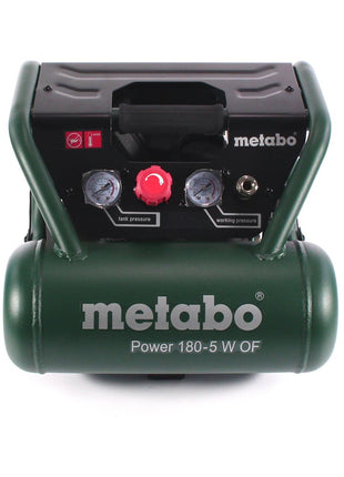 Sprężarka Metabo Power 180-5 W OF 8 bar 1,1 kW ( 601531000 ) 5 l zbiornik bezolejowy