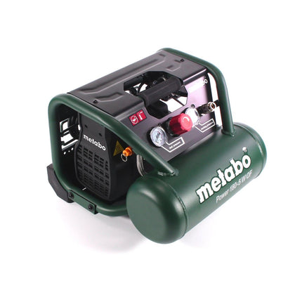 Metabo Power 180-5 W OF compressor 8 bar 1.1 kW + spiral hose 7.5 m + blow gun + tyre inflator