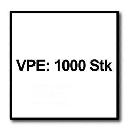 Tornillos para terraza Meisterling 6x80 mm 1000 piezas (5x 010010000041) Punta CUT Lente de 90° Cabeza avellanada con rosca gruesa Torx 2/3 Acero inoxidable VA