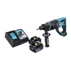 Trapano a batteria Makita DHR 202 RG 18 V 2,0 J SDS Plus + 2x batterie 6,0 Ah + caricabatterie