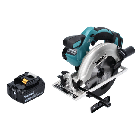 Sega circolare a batteria Makita DSS 611 G1 18 V 165 mm + 1x batteria 6,0 Ah - senza caricabatterie