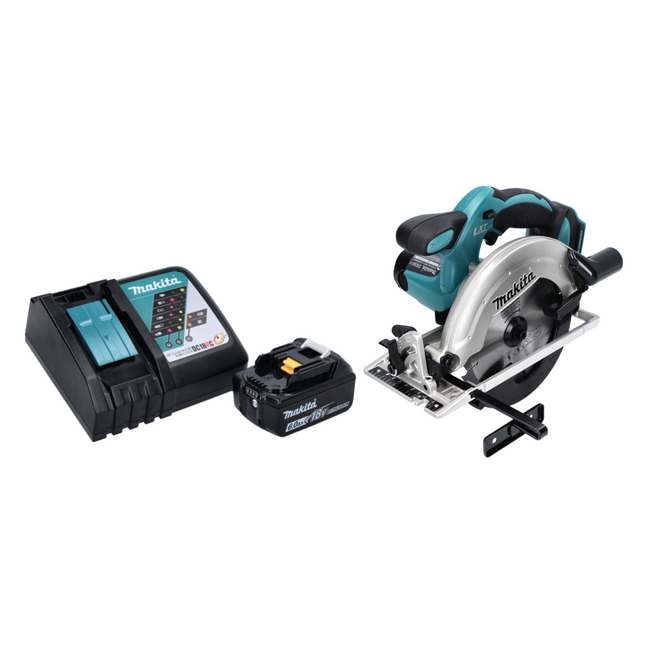 Sierra circular sin cable Makita DSS 611 RG1 18 V 165 mm + 1x Batería 6.0 Ah + Cargador