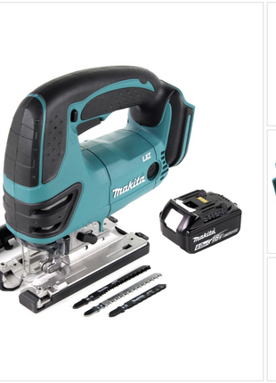 Seghetto alternativo a batteria Makita DJV 180 G1 18V + 1x batteria 6,0 Ah - senza caricabatterie