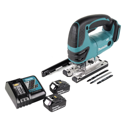 Sierra de calar sin cable Makita DJV 180 RG 18V + 2x batería 6,0 Ah + cargador