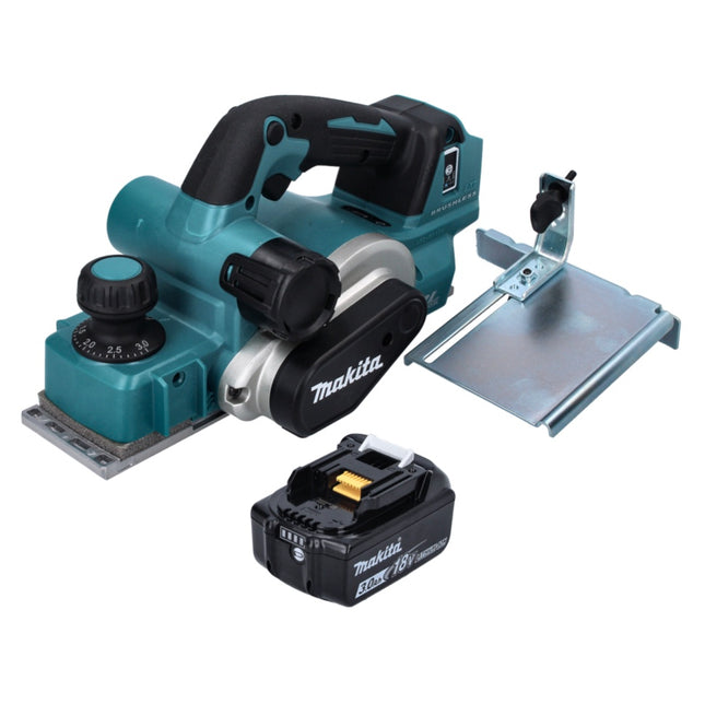Makita DKP 181 F1 cepillo sin cable 82 mm 18 V sin escobillas + 1x batería recargable 3,0 Ah - sin cargador