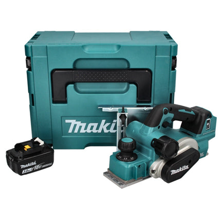 Makita DKP 181 F1J Cepillo sin cable 82 mm 18 V sin escobillas + 1x batería recargable 3,0 Ah + Makpac - sin cargador