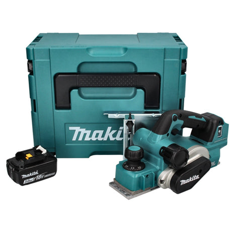 Makita DKP181F1J Cordless Planer 82mm 18V Brushless + 1x Battery 3.0 Ah + Makpac Case - without charger