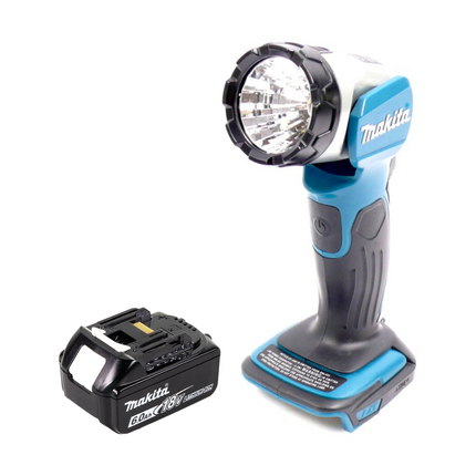 Makita BML802G1 Cordless Lamp for 14,4 and 18V Batteries + 1x Battery 6,0Ah - without Charger