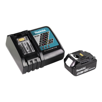 Makita BML 802 RG1 Akku Lampe für 14,4 und 18V Akkus + 1x Akku 6,0 Ah + Ladegerät