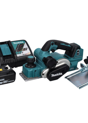 Makita DKP 181 RM1 cordless planer 82 mm 18 V brushless + 1x rechargeable battery 4.0 Ah + charger