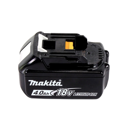 Makita DKP 181 M1J Cepillo sin cable 82 mm 18 V sin escobillas + 1x batería recargable 4,0 Ah + Makpac - sin cargador