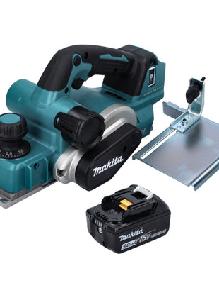 Makita DKP181T1 Rabot sans fil 82mm 18V Brushless + 1x Batterie 5,0 Ah - sans chargeur