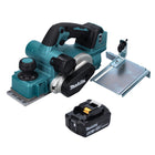 Makita DKP181G1 Cordless Planer 82mm 18V Brushless + 1x Battery 6.0 Ah - without charger