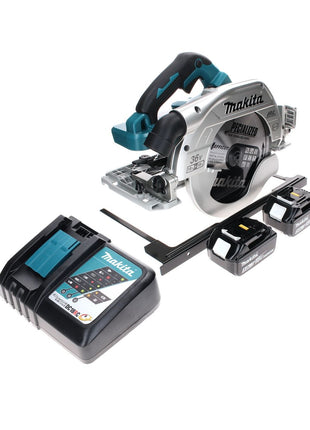 Makita DHS 900 RT2 Akku Handkreissäge 36 V ( 2x 18 V ) 235 mm Brushless + 2x Akku 5,0 Ah + Ladegerät