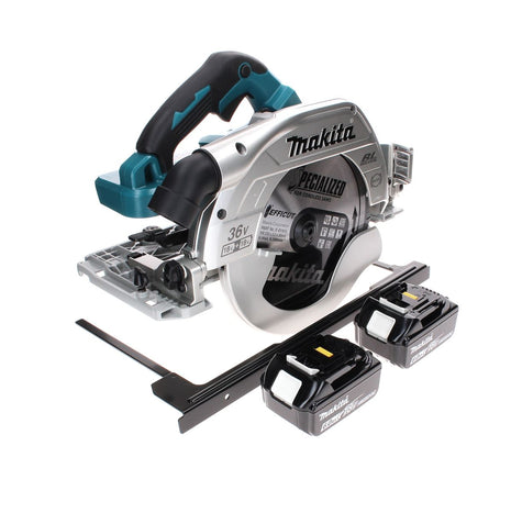 Makita DHS 900 G2 Akku Handkreissäge 36 V ( 2x 18 V ) 235 mm Brushless + 2x Akku 6,0 Ah - ohne Ladegerät