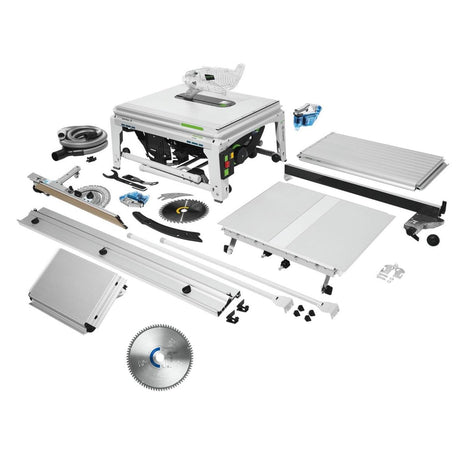 Festool TKS 80 EBS Set Tischkreissäge 2200 Watt 254 mm ( 575828 ) + Spezial Kreissägeblatt TF80 A ( 575978 ) + 1x KT-TKS 80 Patrone ( 575851 ) - Toolbrothers