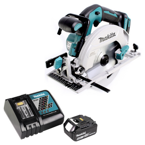 Makita DHS 680 RG1 Akku Handkreissäge 18 V 165 mm Brushless + 1x Akku 6,0 Ah + Ladegerät