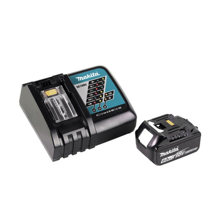 Makita DGA 506 RG1 cordless angle grinder 18 V 125 mm brushless + 1x rechargeable battery 6.0 Ah + charger