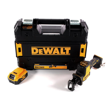 DeWalt DCS 369 NT Akku Säbelsäge 18 V + 1x Akku 4,0 Ah + TSTAK - ohne Ladegerät - Toolbrothers