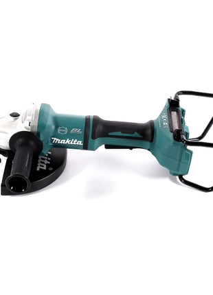 Amoladora angular a batería Makita DGA 900 RFK 36 V (2x 18 V) 230 mm sin escobillas 2x batería 3,0 Ah + cargador + estuche