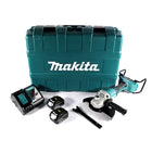 Amoladora angular a batería Makita DGA 900 RFK 36 V (2x 18 V) 230 mm sin escobillas 2x batería 3,0 Ah + cargador + estuche